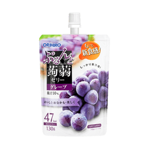 Konjac Jelly Grape Flavor,Low Calories 0 Fat, 4.58 oz