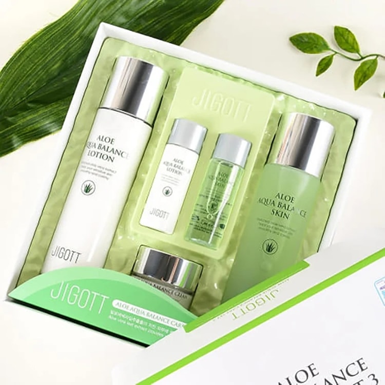 Aloe Aqua Balance Skin Care 3-Set – Daily Hydration System for