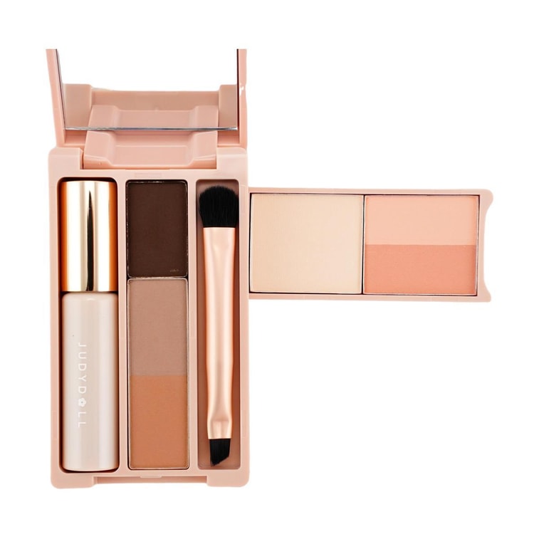 Palette de maquillage portable, #01 Ton Terre, inclut Mascara Volumateur 8