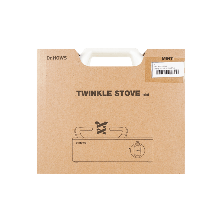 韩国DR.HOWS 迷你卡式炉瓦斯炉 家用便携式野营烧烤火锅炉具 灰雾青【适用于正常8oz瓦斯罐尺寸】 9