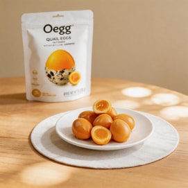 Quail Eggs, Salt Baked Flavor ,3.5 oz【High-protein】