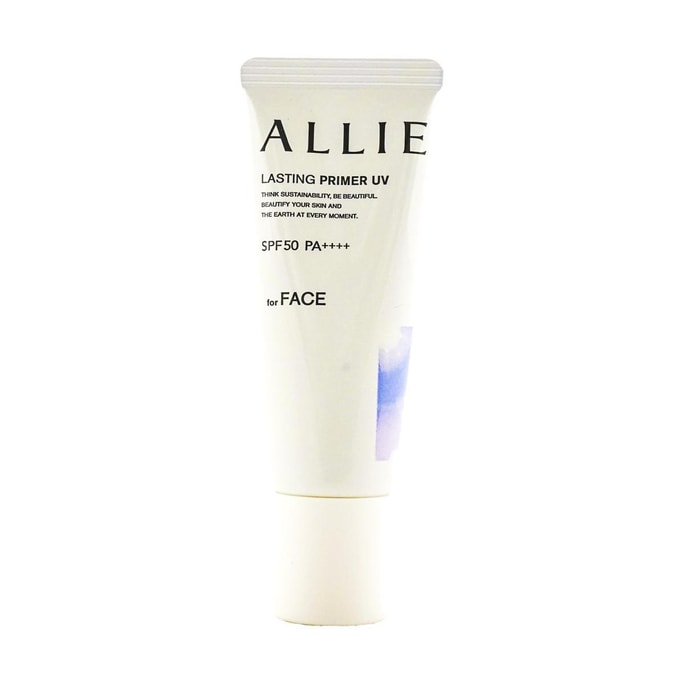 ALLIE Chrono Beauty Face Lasting Primer UV Sunscreen, SPF50 PA++++, Clear Pink, 0.88 oz.