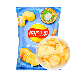 台湾版LAY'S乐事 薯片 顶级日晒甘味湖盐味 59.5g