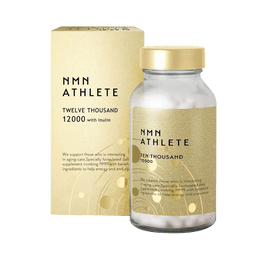 日本NMN-ATHLETE 高濃度NMN12000抵抗老化營養補充膠囊 120粒