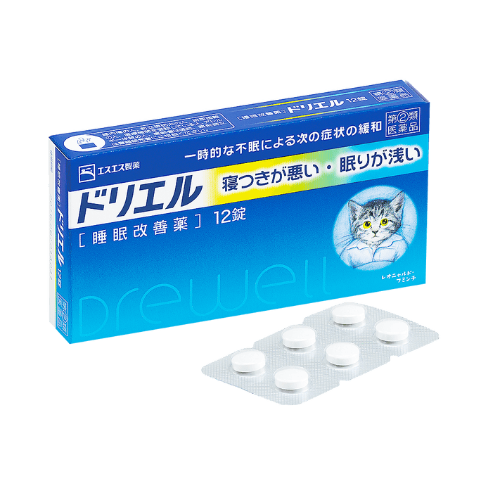 SS Pharmaceuticals||Drewell Sleep Aid Tablets||12 錠