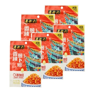 류비주 [창립 기념 세일] 저염 매콤한 무 튀김 참깨 무채, 반찬, 매콤하고 바삭한 맛 [내부 포장 2개] 140g*1봉지