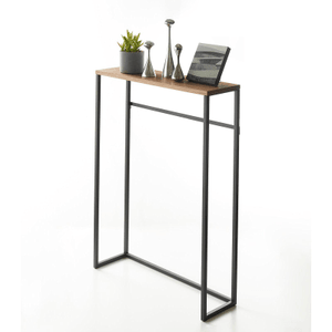 Narrow Entryway Console Table (32 H) - Steel Black