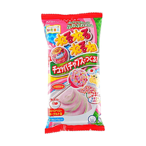 Nerunerunerune DIY Candy Strawberry Yogurt 0.77oz Fun Color Changing Fluffy Candy