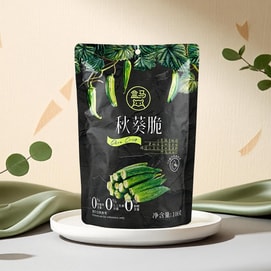 盒马 秋葵脆 100g【鲜香酥脆 好吃上头!!】【配料干净 健康蔬菜零食】