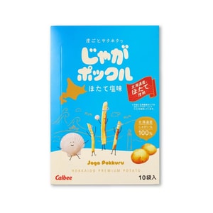 HOKKAIDO Premium Potato Jaga Pokkuru Scallop Salt Flavor 10pc