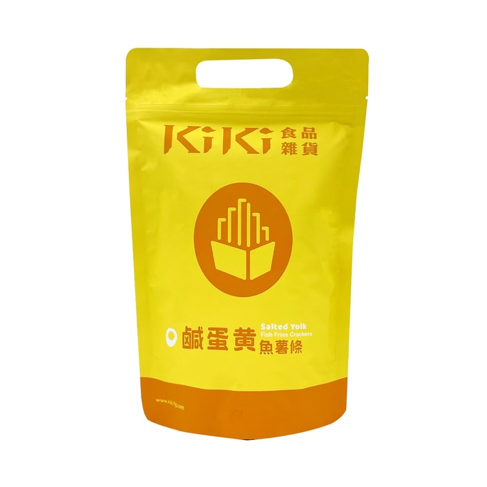 [台湾直邮]KIKI食品杂货 咸蛋黄鱼薯条 80g