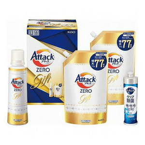 【日本直邮】 日本 KAO 花王 花王 Attack ZERO洗衣液礼盒 K・AB-30A 1份 洗衣液 洗涤 去渍 衣物护理 家用礼盒 高效清洁