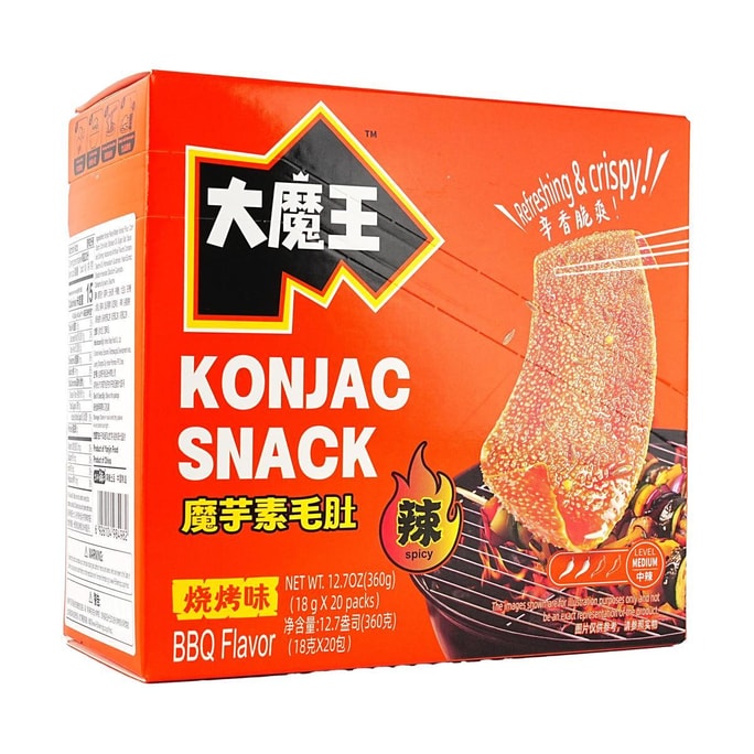 Konjac Snacks BBQ Flavor 12.7 oz