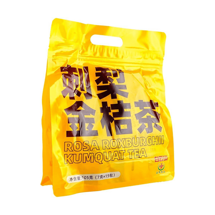 Rosa Roxburghii Kumquat Tea, 0.25 oz*15 bags - Individually Wrapped Tea Bags, Vitamin C-Rich, Antioxidant Beauty Support 7