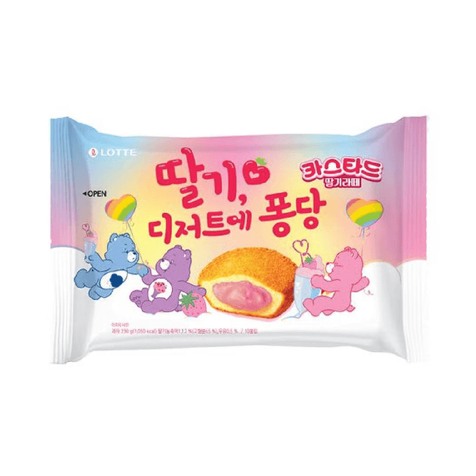 韩国LOTTE乐天 奶油草莓拿铁 230g