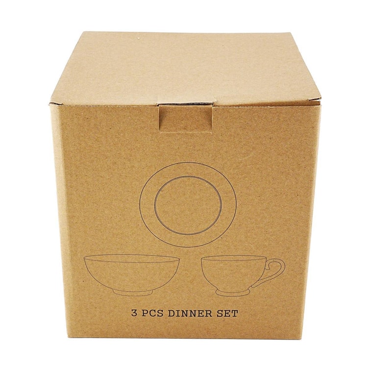 식기 세트 접시, 그릇, 머그 세트 3개 #레드 8