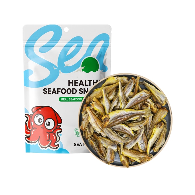 Crispy Small Yellow Croaker Fish Snack with Seaweed Flavor Instant Seafood Popular Snack Seaweed Flavor 200g