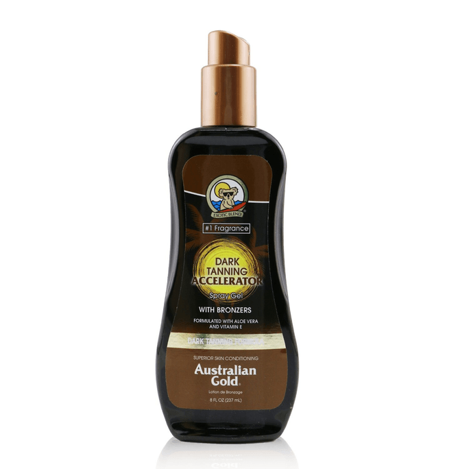【香港直送】オーストラリアン ゴールド ダークブロンズ ジェル スプレー 237ml/8oz