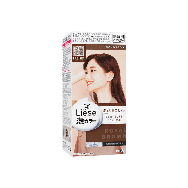 LIESE PRETTIA Bubble Hair Dye Royal Brown 1set @Cosme Award No.1