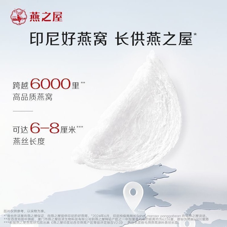 中国直送】燕之巣【特大ギフトボックス】煮たて燕の巣 低糖 ギフト 