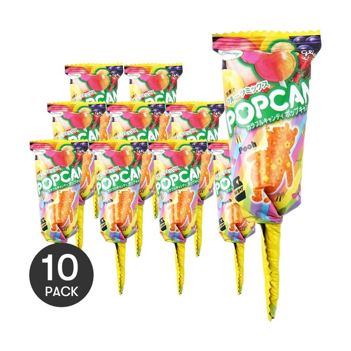 Disney Fruit Lollipop - Japanese Candy【10 Packs】【Packing May Vary】