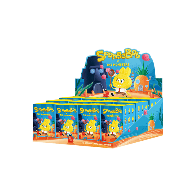 The Monsters x SpongeBob Series Blind Box Whole Set