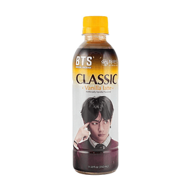 HANYA BTS Collaboration Hot Brew Cafe Latte Coffee, 11.8 fl oz