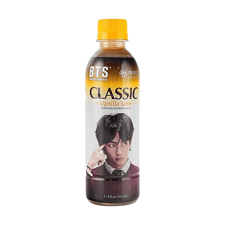 HANYA BTS Collaboration Vanilla Latte Coffee, 9.13 fl oz - Yami.com