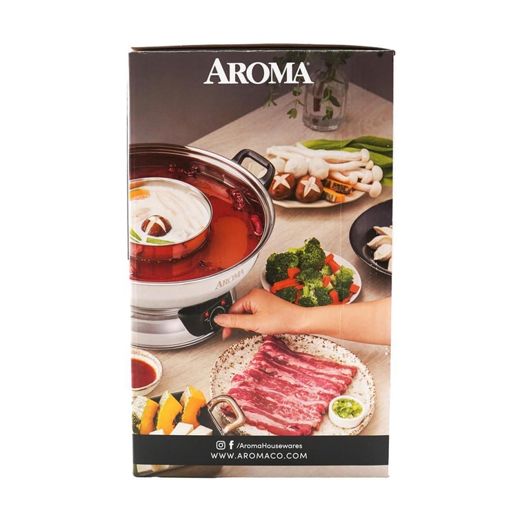 【低価格保証】4クォートステンレス電気しゃぶしゃぶ鍋 ASP-600 1年間製造保証 6