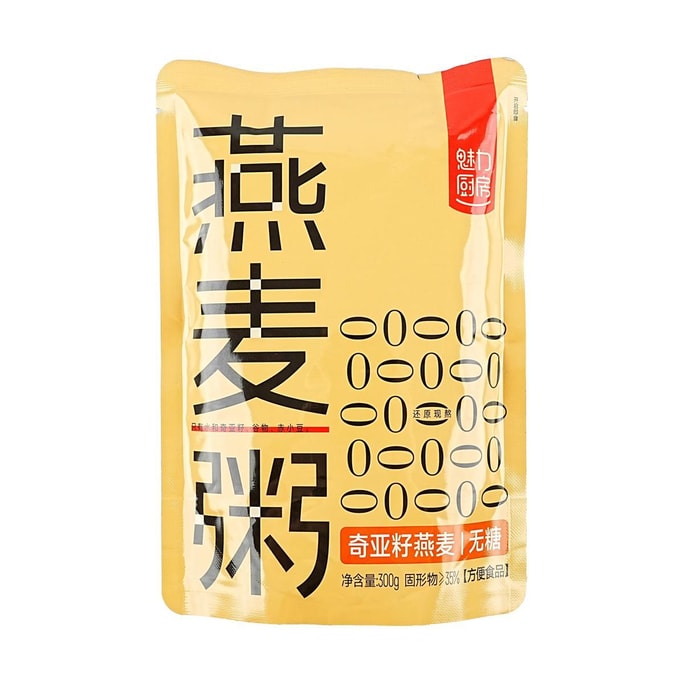 No Sugar  Chia Seed & Oatmeal Congee, 10.58oz