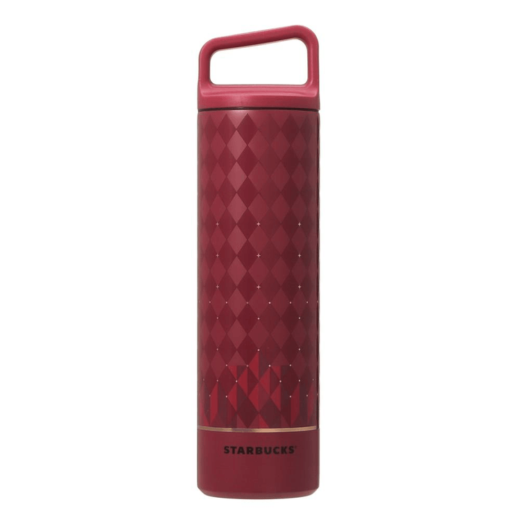 スターバックス2025 クリスマス赤ハンドルリッドボトルMiiR 591ml Holiday 2025 Handle Lid Stainless Steel Bottle MiiR 591ml - Yami.com