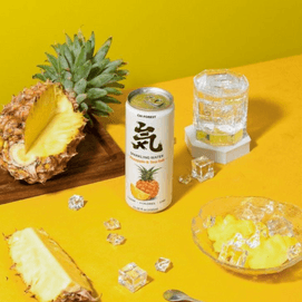 スパークリングウォーター パイナップルポップフレーバー、ソーダ飲料、11.16液量オンス*6パック【糖類0、カロリー0、脂肪0】