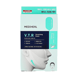 韓國MEDIHEAL美迪惠爾 V.T.R拉伸緊緻面膜貼 4片入 掛耳提拉緊緻下顎線 V臉神器 彈性抗皺 清涼感 脆弱肌可用