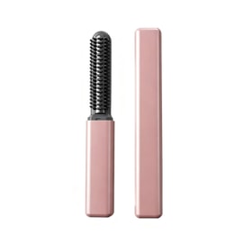 1 Negative Ion Straightening Comb, Fast-Heating Mini Air Fringe Styling Comb, Smart Temperature Control Curling Iron And Flat Iron
