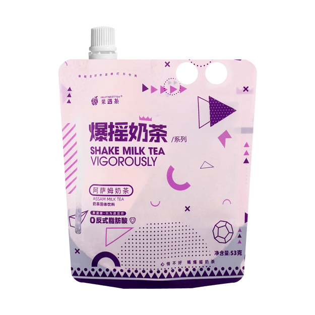 商品详情 - 果遇茶 爆摇奶茶 茶包型 阿萨姆奶茶 - image  0