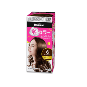 Blaune Pure Phyto Foam Hair Dye Covers Gray Hair #6