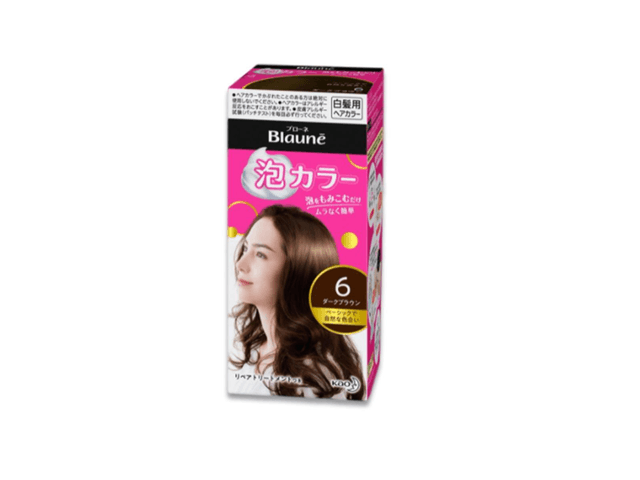 Blaune Pure Phyto Foam Hair Dye Covers Gray Hair #6 - Yami.com