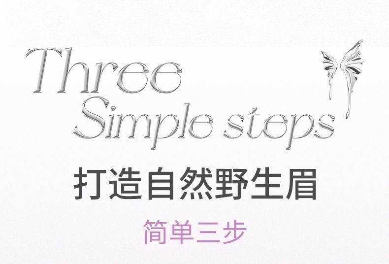 【中國直郵】 NOVO 四叉水眉筆 灰黑色