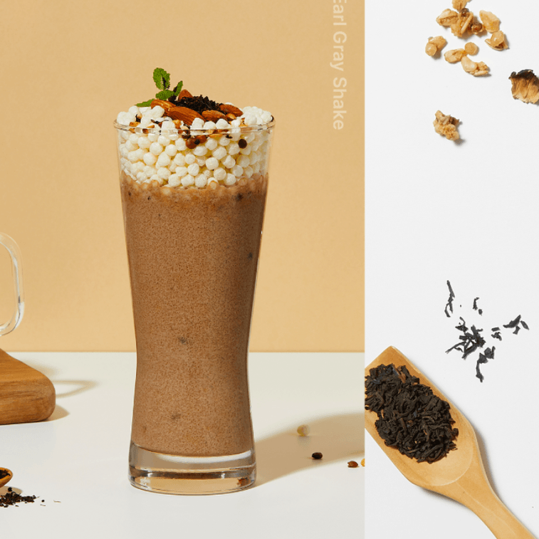 【韓國直郵】 韓國 GLAM.D GLAMD代餐奶昔伯爵紅茶風味 40g×5包 4