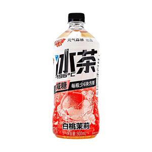 元气森林 減糖冰茶 白桃茉莉冰茶 900ml