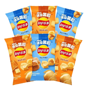 【中国直邮】 Lay's 乐事 混合双拼口味乐事迷你薯粒约20g*10袋原切薯片薯条