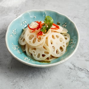 Boiled Lotus Roots, 10.58 oz 【 For Cold Dish, Hot Pot, And Stir-Frying】