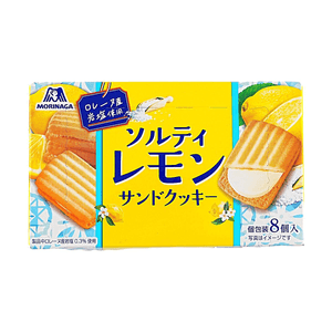 塩レモンクリームサンドクッキー 3.27oz [爽快レモン][Lorraineロックソルト]