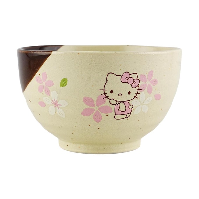 Skater Hello Kitty Cherry Blossom Small Rice Bowl Mino Ware Ceramic Diameter 128×Height 80mm