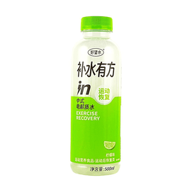 好望水 补水有方 中式电解水 柠檬味 500ml 【添加人参茯苓山药甘草】【运动补水 沁润身心】