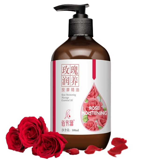 Rose Nourishing Essential Oil Body SPA Massage Scraping Foot Massage Tongjing 500ml (Massage Relaxation)