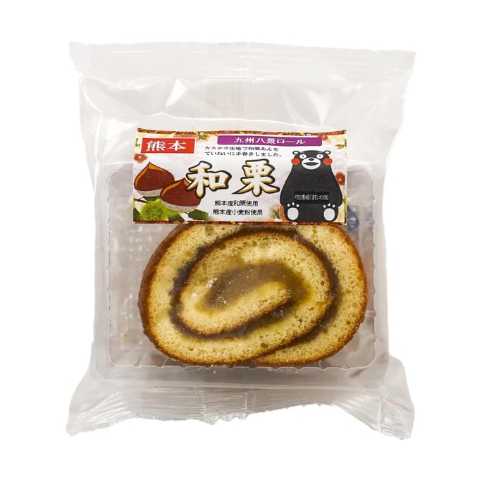 日本ISOPPUSEIKA伊索製果 熊本栗子捲 日式蛋糕卷 35g