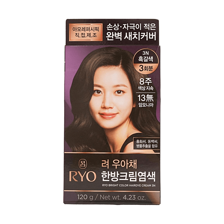 Coloration Cheveux Brun-Noir #3N, 4,23 oz 5