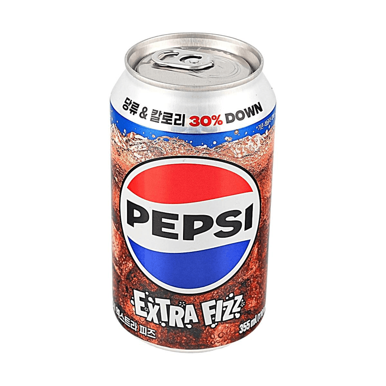 韓國PEPSI百事 EXTRA FIZZ 強氣泡可樂 355ml【2026韓國新品】【綿密氣泡】【糖分熱量減30%】 5