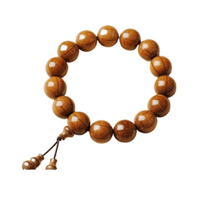 [중국 직배송] 자금성 문화창조제품: 남성용 신상 육선 나무 팔찌, 12mm x 1개